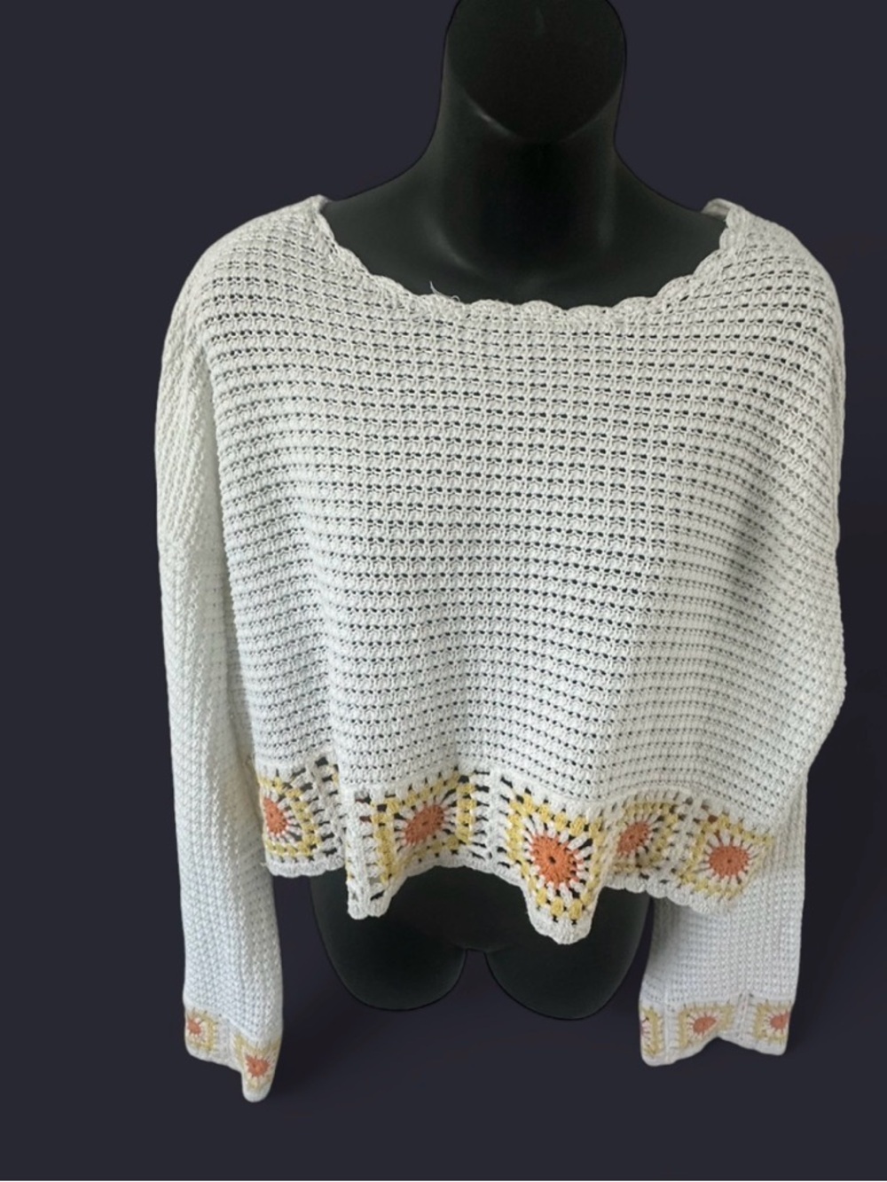 Sincerely Jules White Crochet Top - Picture 2 of 9